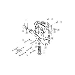 Oilhalf Kymco Agility 10' 4-stroke white silver