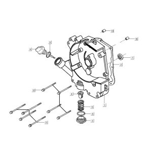 Carterhalf Kymco Agility 16'+ 4-stroke injection euro4 Red