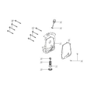 Sump Kymco Agility 16'+ 4t matt metalic silver