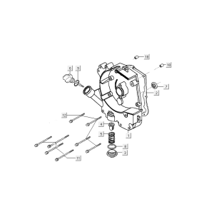 Sump Kymco Agility Delivery 4-stroke euro4 black