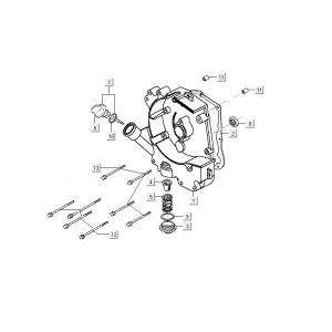 Oilhalf Kymco Agility Fat 12' 4-stroke white
