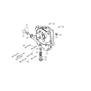 Sump Kymco Carry 4-stroke white