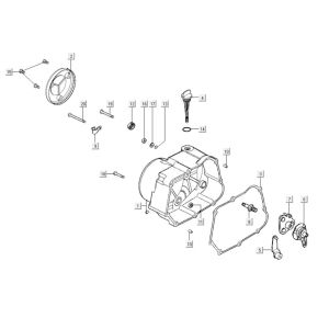 Crankcase right Kymco K-Pipe 125cc