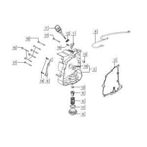 Crankcase right Kymco People One 125i