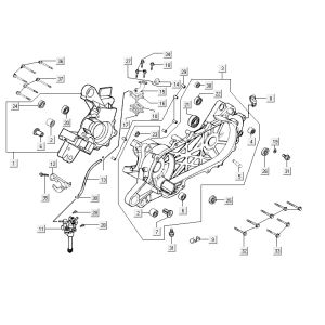 Crankcase oil pump Kymco Vitality 2t ac sports stream