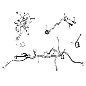 CDI - Wire Harry/ Ignition Lock Sym Mio