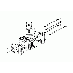 Cylinder Head Gasket Foot Gasket SYM Fiddle III Euro4