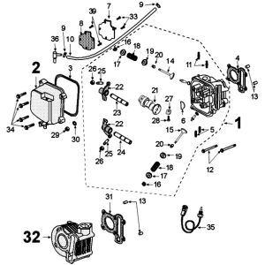 Cylinder Peugeot Kisbee original euro4 from 2018