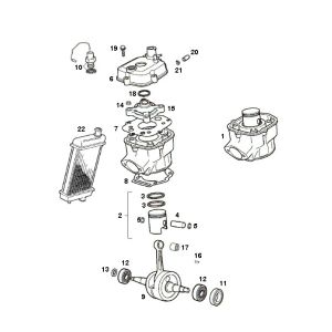 Cylinder SENDA R X-TREME 2007 E2 3ED
