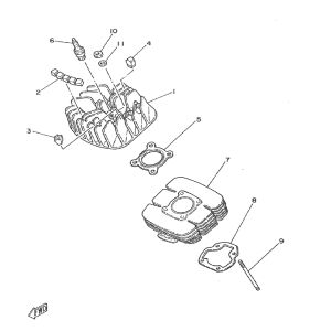 Cilinder Yamaha DT-50 MX