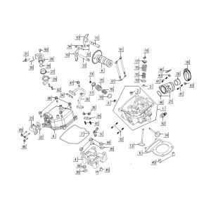Cylinder head Kymco MXU 300R