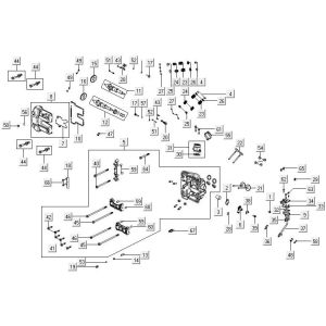 Cylinder head Kymco MXU 500