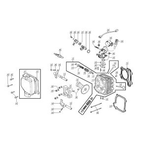 cylinder head AGILITY 16+ 4T 200i Matte Metallic Silver