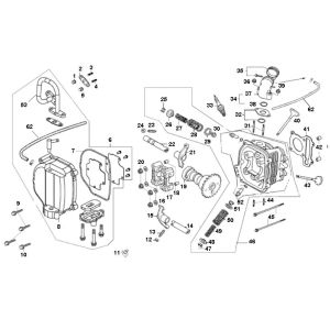 Cylinder Head Btc Jet 4 Stroke