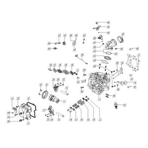 Cylinder head Kymco Gti 300i