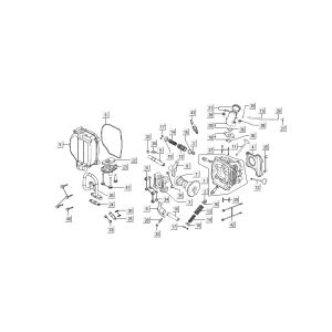 cylinder accessories Kymco Super 8 4-stroke (2007-2009) orange