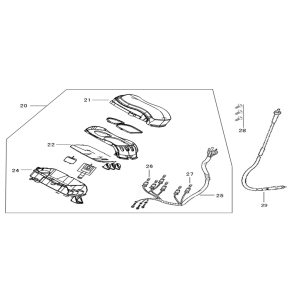Cockpit-Teller AGM Star50 black red