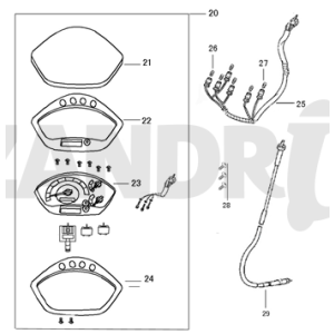 Cockpit-Teller Eagle-Wing Napoli brown