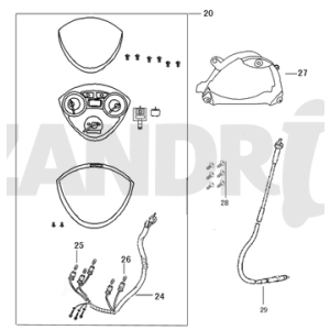 Cockpit-Teller BTC Riva Sport dark blue