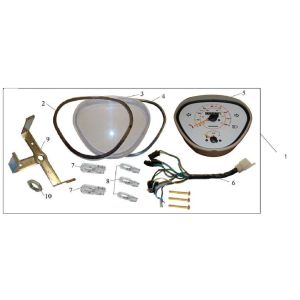 Cockpit counter China LX white