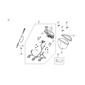 cockpit counter Kymco Grand Dink 2-stroke Silver