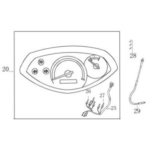 Cockpit-Teller Zen Elegance brown