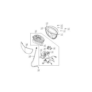 cockpit Kymco Super9 ac o.m 2-stroke Race Black Yellow