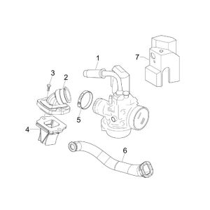 Piaggio Liberty 2-stroke supply connection