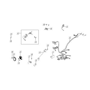 Ignition Switch - Wiring Harness Kymco Like 4-Stroke