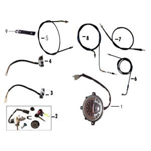 Ignition Lock - Handlebar Parts BTC Cruise