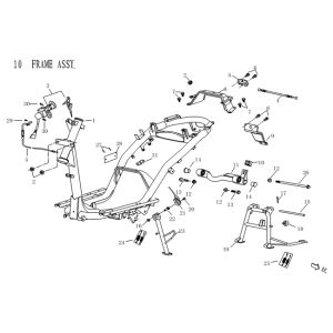 Ignition lock /standard Agm Qube