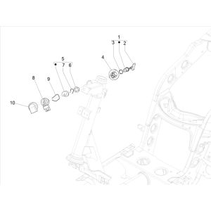 Piaggo Zip 4-stroke ignition lock (euro5 injection IGET)