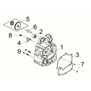 R. crank case comp Sym Joymax Z 125i E5 2022
