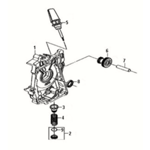 Sym Fiddle III 50 E3 crank case cover