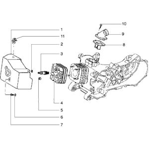 Refrigerator Piaggio Liberty 2-stroke up to 2005