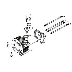 Cylinder/head gasket/base gasket Sym Jet 14 125I E4