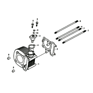 Cylinder/head gasket/base gasket Sym Symphony ST 125I E4