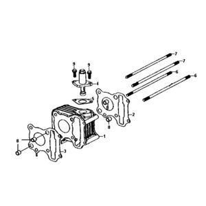 Cylinder Head Gasket Foot Gasket Sym Symphony ST euro4