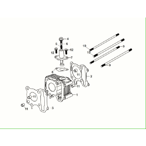 Cylinder - Head Gasket - Base Gasket Sym Fiddle ll Euro 5