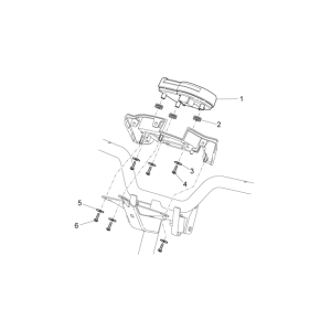 Kilometerteller - Cockpit Aprilia SR 50 LC (injectie en carburateur) 2004-2009