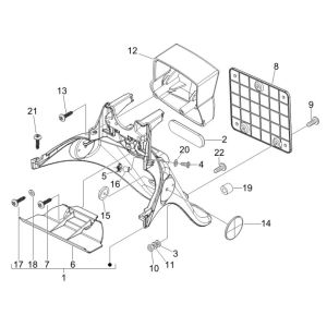 Side cover Piaggio Fly 2-stroke