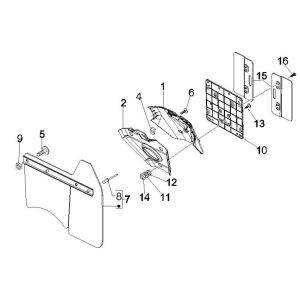 Rear covers - Mudflap Vespa GTV 250 4T 4V IE