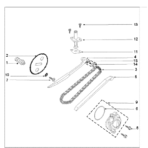 Distribution Peugeot Speedfight 3 4-stroke Red