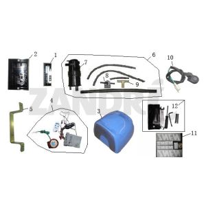 Various parts BTC Grande Retro GT1 coffee cream