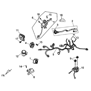 Wire boom Sym Allo (WH871) champagne