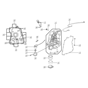 Oil Pan Right Kymco Xciting 500R EVO