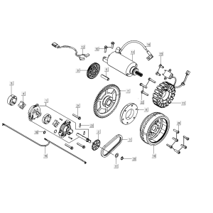 Starter oil pump stator Kymco AK550i