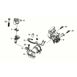 ECU set Sym Fiddle IV 125i AC CBS E5 2020-2021