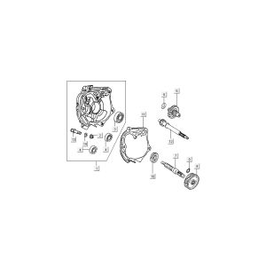Final transmission - Carter Kymco B&W LC 2-stroke silver