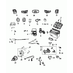 Elektrische delen - Bendix - Startmotor - Accu Peugeot Django Euro 4